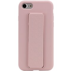 Чохол Silicone Case Hand Holder для Apple iPhone 7/8 / SE (2020) (4.7") (Рожевий / Pink Sand)