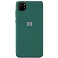 Чехол Silicone Cover Full Protective (AA) для Huawei Y5p (Зеленый / Pine green)