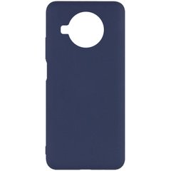 Чехол Silicone Cover Full without Logo (A) для Xiaomi Mi 10T Lite / Redmi Note 9 Pro 5G (Синий / Midnight blue)