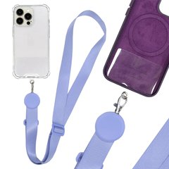 Ремешок для iPhone на шею под чехол Avocado Light Purple