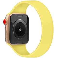 Ремінець Solo Loop для Apple watch 38mm/40mm 170mm (8) (Жовтий / Ginger)
