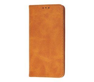 Чехол книжка для Huawei P30 Lite Black magnet коричневый