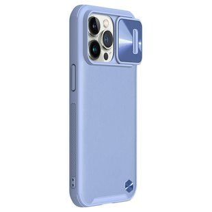 Шкіряна накладка Nillkin Camshield Leather (шторка на камеру) для Apple iPhone 13 Pro (6.1"") Бузковий / Purple
