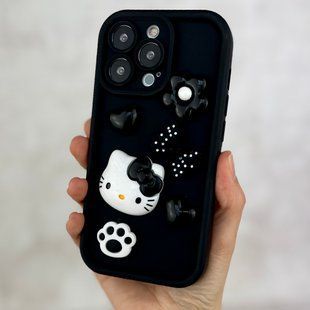 Чехол обьемный для iPhone 14 Pro Pretty Things сase Kitty