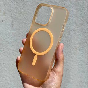 Чохол для iPhone 14 Matt Clear Case ультратонкий, не жовтіє Orange