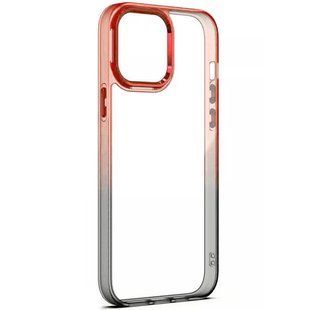 Чехол TPU+PC Fresh sip series для Apple iPhone 14 Plus (6.7") Черный / Красный