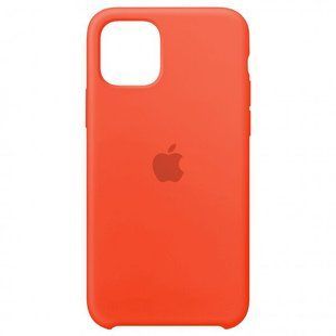 Чехол silicone case for iPhone 11 New Apricot / оранжевый