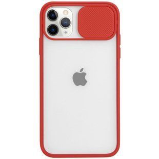 Чохол Camshield mate TPU зі шторкою для камери для Apple iPhone 12 Pro / 12 (6.1") (Червоний)