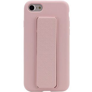 Чехол Silicone Case Hand Holder для Apple iPhone 7 / 8 / SE (2020) (4.7") (Розовый / Pink Sand)