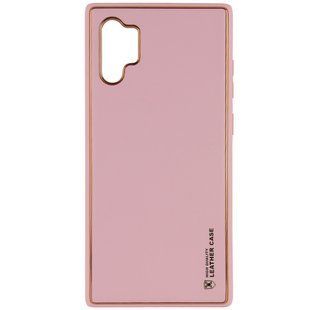 Кожаный чехол Xshield для Samsung Galaxy Note 10 Plus (Розовый / Pink)