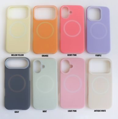Чехол для iPhone 13 Pro Neon Silicone Case MagSafe Light Pink