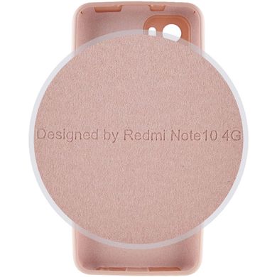 Чехол Silicone Cover Full Camera (AA) для Xiaomi Redmi Note 10 / Note 10s Розовый / Pink
