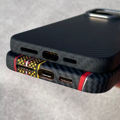 Карбоновый чехол для Apple iPhone 15 Pro Max LUXO Carbon Case with Magsafe
