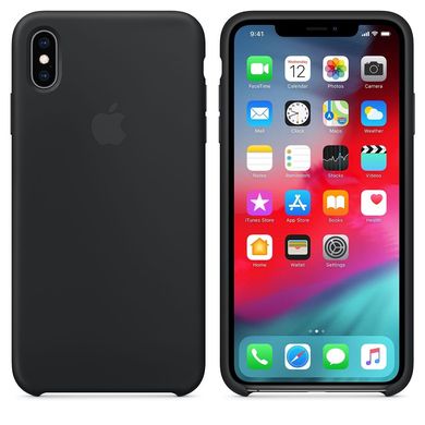Чохол silicone case for iPhone XS Max Spase Gray / Сірий