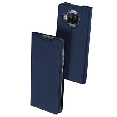 Чехол-книжка Dux Ducis с карманом для визиток для Xiaomi Mi 10T Lite / Redmi Note 9 Pro 5G (Синий)
