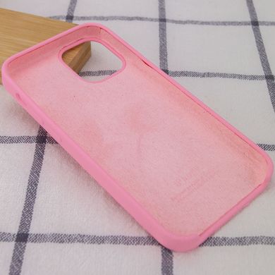Чохол silicone case for iPhone 12 Pro / 12 (6.1") (Рожевий / Light pink)