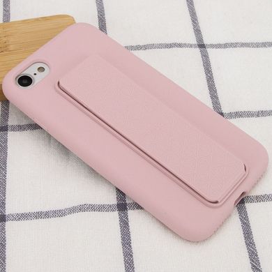 Чехол Silicone Case Hand Holder для Apple iPhone 7 / 8 / SE (2020) (4.7") (Розовый / Pink Sand)