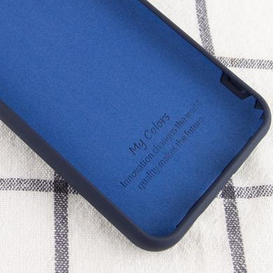 Чехол Silicone Cover Full without Logo (A) для Xiaomi Mi 10T Lite / Redmi Note 9 Pro 5G (Синий / Midnight blue)