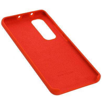 Чехол Silicone для Xiaomi Mi Note 10 Lite Premium красный