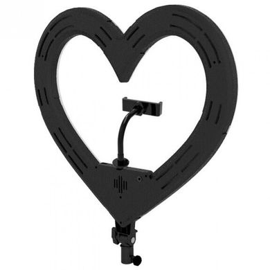 Кольцевая лампа Black Heart, d-18, 48 см, Черный