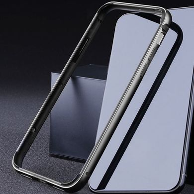 Metal+PC Бампер G-Case The Grand Series для Apple iPhone 12 mini (5.4") (Черный)