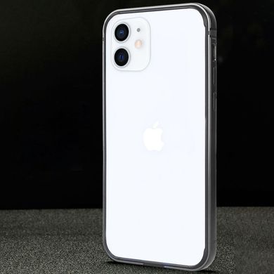 Metal + PC Бампер G-Case The Grand Series для Apple iPhone 12 mini (5.4") (Чорний)