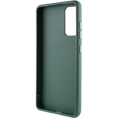 TPU чехол Bonbon Metal Style with MagSafe для Samsung Galaxy A35 (Зеленый / Pine green)