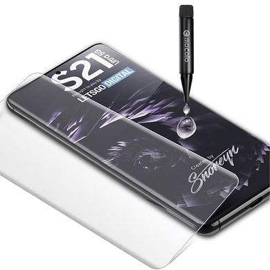 Защитное 3D стекло Mocolo с УФ лампой для Samsung Galaxy S21 Ultra (Прозрачный)