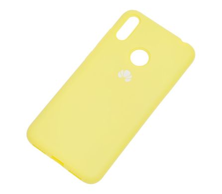 Чохол для Huawei Y7 2019 Silicone Full лимонний