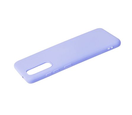 Чехол для Samsung Galaxy S20 (G980) Wave colorful светло-фиолетовый