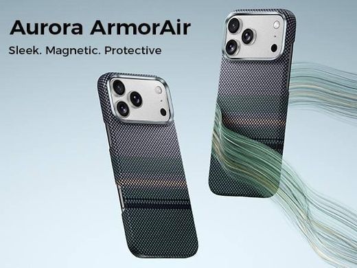 Чехол карбоновый для Iphone 17 Pro Benks ArmorAir Aurora Phone Case Built with Kevlar&reg;