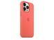 Чехол для Apple Iphone 13 Pro Max Silicone case Original 1:1 full with Magsafe Цитрусовый/NectarineZest