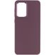 TPU чохол Bonbon Metal Style для Samsung Galaxy A05s (Бордовий / Plum)