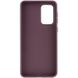 TPU чохол Bonbon Metal Style для Samsung Galaxy A05s (Бордовий / Plum)