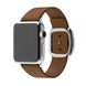 Ремінець для Apple Watch 42/44/45 mm Modern Buckle Leather Brown/Silver