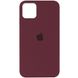 Чохол для Apple iPhone 16 Pro Silicone Case Full / закритий низ Бордовий / Plum