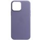 Шкіряний чохол Leather Case (AAA) для Apple iPhone 13 (6.1"") Бузковий / Wisteria