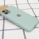 TPU+Glass чехол GLOSSY Logo Full camera для Apple iPhone 12 mini (5.4") (Мятный)