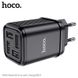 Адаптер сетевой HOCO Resolute four-port charger C84A |4USB, 3.4A|	black