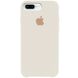Чехол silicone case for iPhone 7 Plus/8 Plus Antigue White / Бежевый