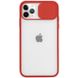 Чохол Camshield mate TPU зі шторкою для камери для Apple iPhone 12 Pro / 12 (6.1") (Червоний)