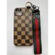 Чехол для Iphone 12 Pro Max WITH STRAP Brown
