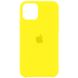 Чохол silicone case for iPhone 11 Pro (5.8") (Жовтий / Neon Yellow)