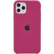 Чохол silicone case for iPhone 11 Pro Max (6.5") (Бордовий / Maroon)