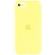 Чехол Silicone Case Full Protective (AA) для Apple iPhone SE (2020) (Желтый / Pollen)
