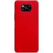 Силиконовый чехол Candy для Xiaomi Poco X3 NFC (красный)