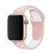 Силиконовый ремешок Sport Nike+ для Apple watch 42mm / 44mm (Pink Sand/White)
