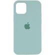 Чехол для Apple iPhone 15 Pro Max Silicone Case Full / закрытый низ Бирюзовый / Beryl