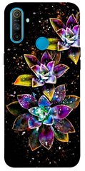 Чехол для Realme C3 PandaPrint Цветы цветы