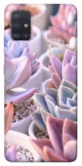 Чехол для Samsung Galaxy M51 PandaPrint Эхеверия 2 цветы